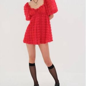 For Love & LemonsHannah Mini Dress😍😍😍 color floral red size M